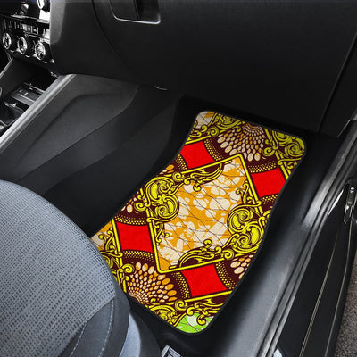 African Classic Print Pattern Car Floor Mats