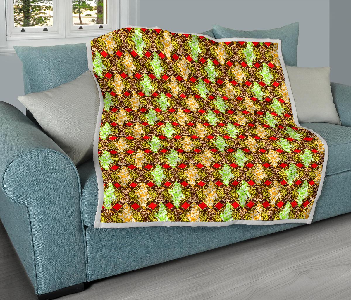 African Classic Print Pattern Premium Quilt-JTAMIGO.COM