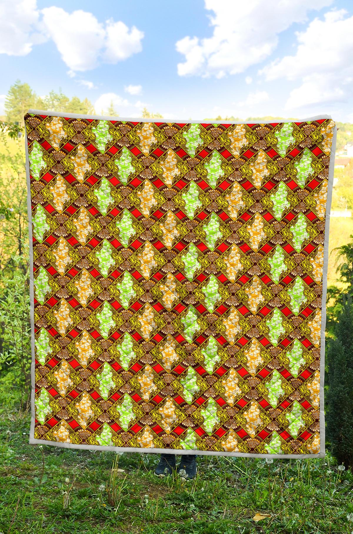 African Classic Print Pattern Premium Quilt-JTAMIGO.COM