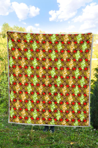 African Classic Print Pattern Premium Quilt-JTAMIGO.COM