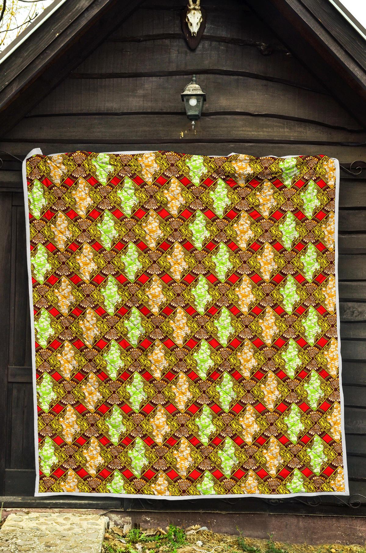 African Classic Print Pattern Premium Quilt-JTAMIGO.COM