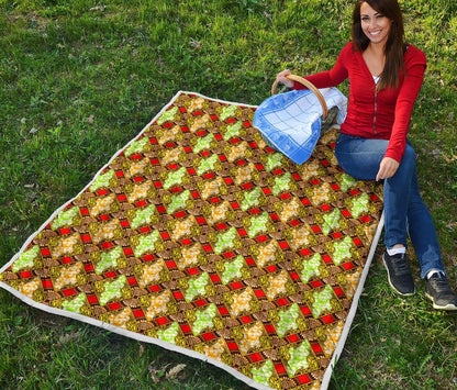 African Classic Print Pattern Premium Quilt-JTAMIGO.COM