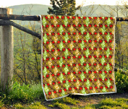 African Classic Print Pattern Premium Quilt-JTAMIGO.COM
