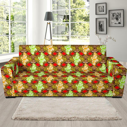 African Classic Print Pattern Sofa Slipcover-JTAMIGO.COM