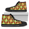 African Classic Print Pattern Women High Top Shoes