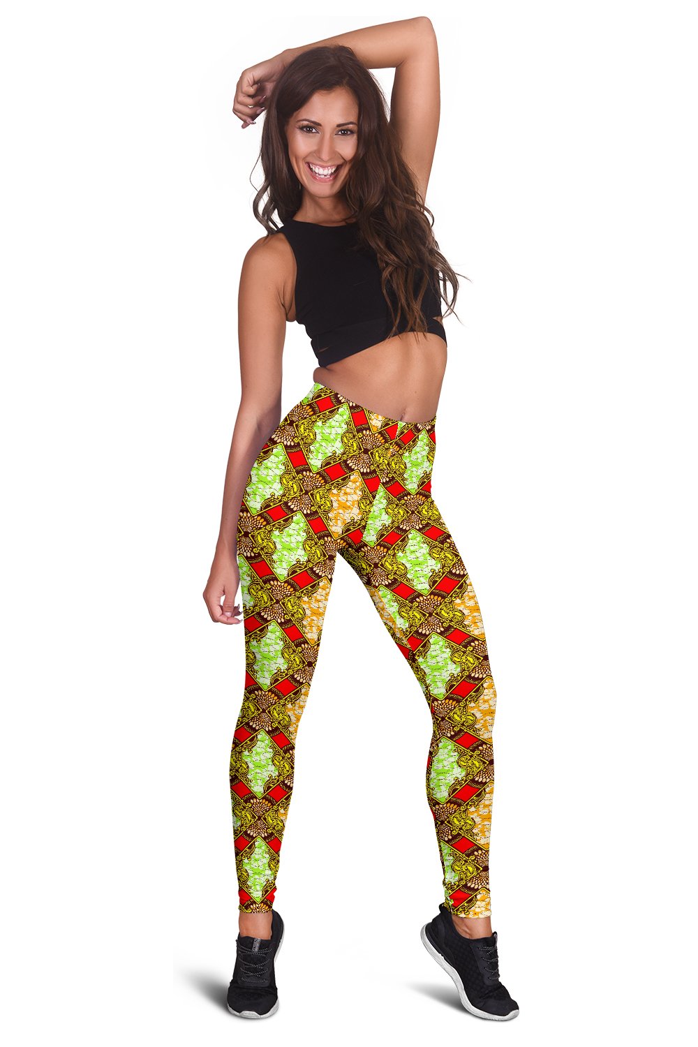 African Classic Print Pattern Women Leggings