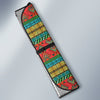 African Colorful Zigzag Print Pattern Car Sun Shade For Windshield