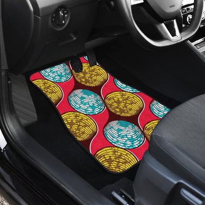African Fashion Print Pattern Car Floor Mats