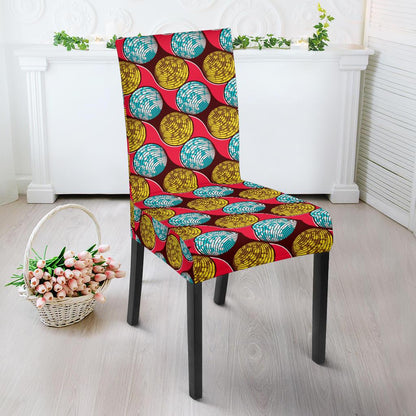African Fashion Print Pattern Dinning Chair Slipper-JTAMIGO.COM