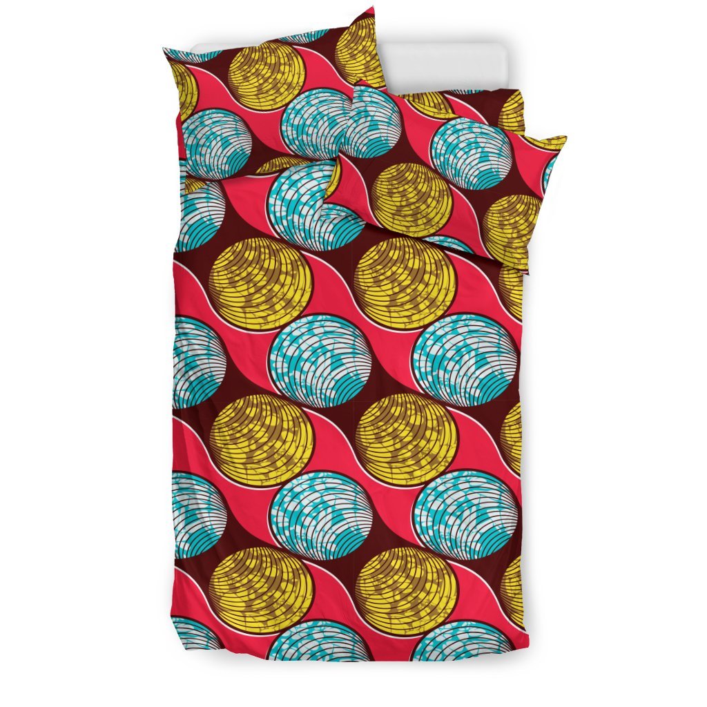 African Fashion Print Pattern Duvet Cover Bedding Set