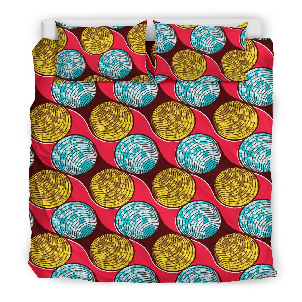 African Fashion Print Pattern Duvet Cover Bedding Set