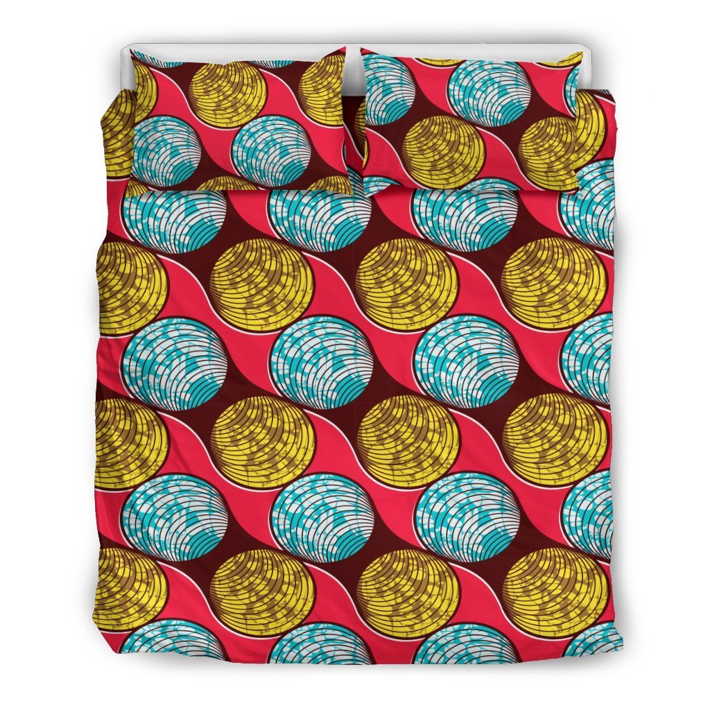 African Fashion Print Pattern Duvet Cover Bedding Set