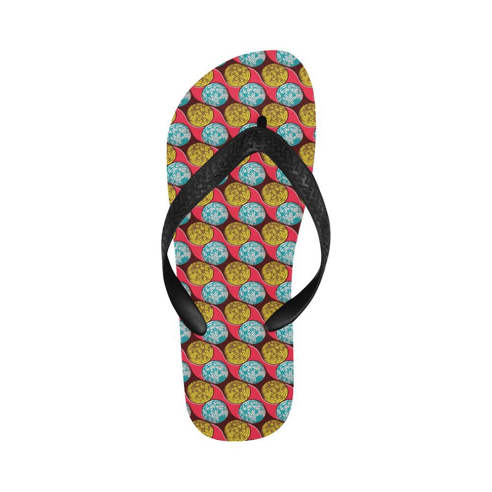 African Fashion Print Pattern Flip Flops-JTAMIGO.COM