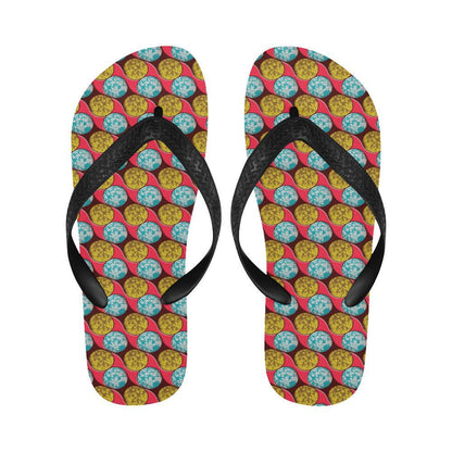 African Fashion Print Pattern Flip Flops-JTAMIGO.COM