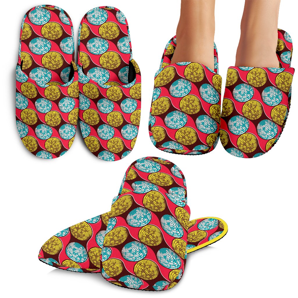 African Fashion Print Pattern House Slippers
