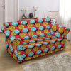 African Fashion Print Pattern Loveseat Slipcover-JTAMIGO.COM