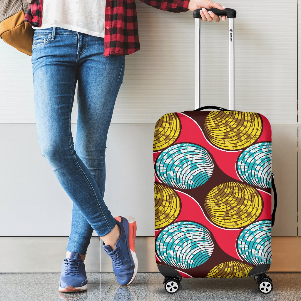African Fashion Print Pattern Luggage Cover Protector