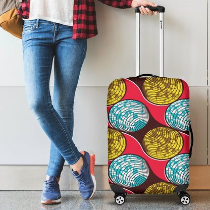 African Fashion Print Pattern Luggage Cover Protector