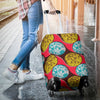 African Fashion Print Pattern Luggage Cover Protector