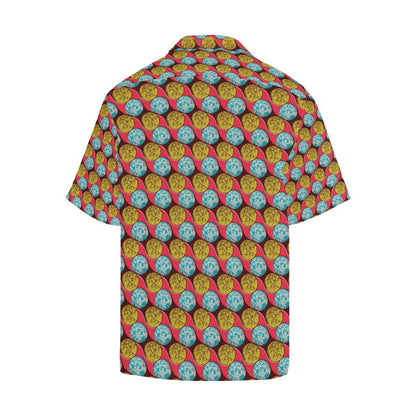 African Fashion Print Pattern Men Aloha Hawaiian Shirt