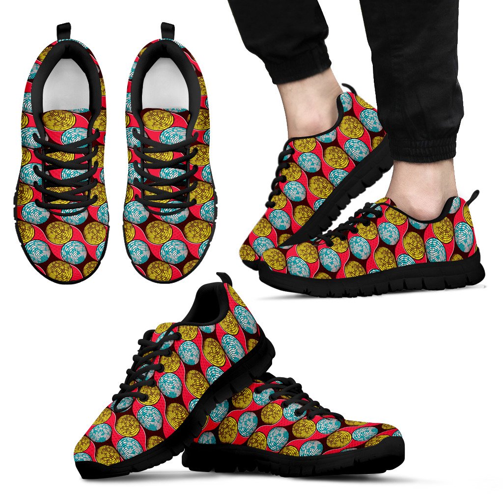 African Fashion Print Pattern Men Sneakers Shoes