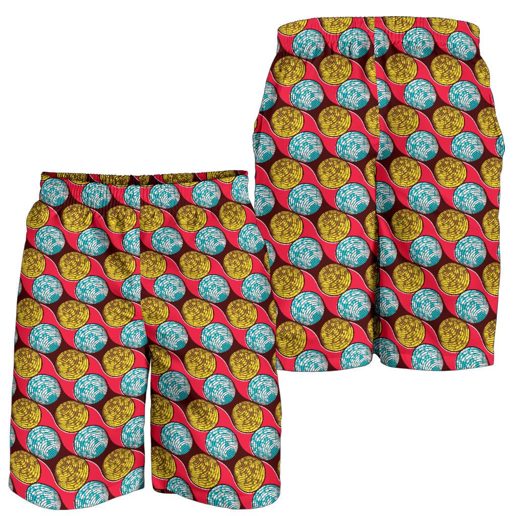 African Fashion Print Pattern Mens Shorts-JTAMIGO.COM