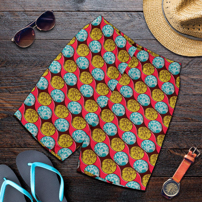 African Fashion Print Pattern Mens Shorts-JTAMIGO.COM
