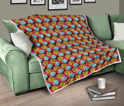 African Fashion Print Pattern Premium Quilt-JTAMIGO.COM