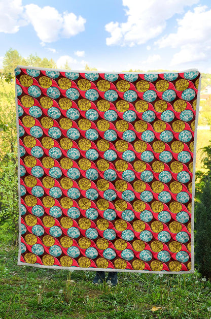 African Fashion Print Pattern Premium Quilt-JTAMIGO.COM