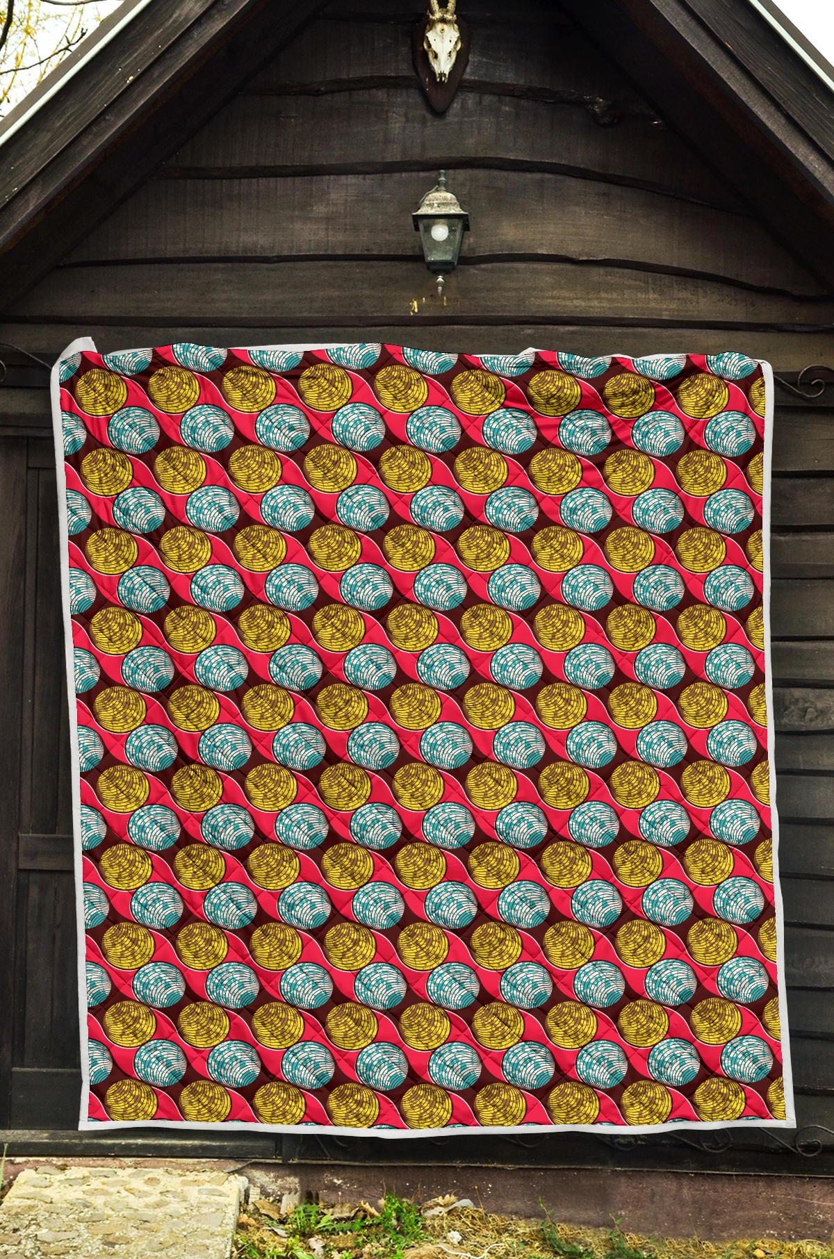 African Fashion Print Pattern Premium Quilt-JTAMIGO.COM