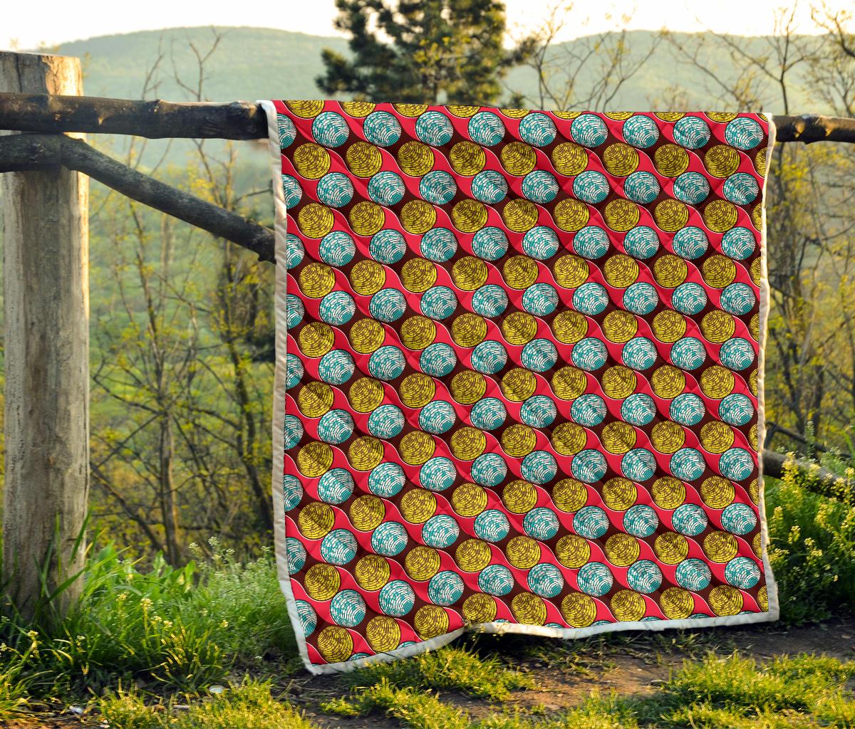 African Fashion Print Pattern Premium Quilt-JTAMIGO.COM