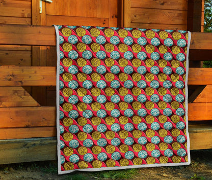 African Fashion Print Pattern Premium Quilt-JTAMIGO.COM