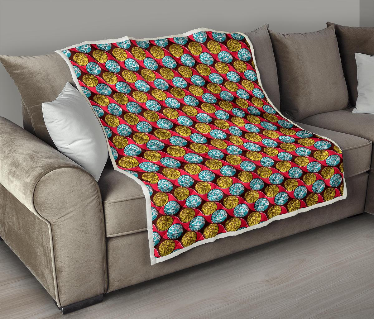 African Fashion Print Pattern Premium Quilt-JTAMIGO.COM