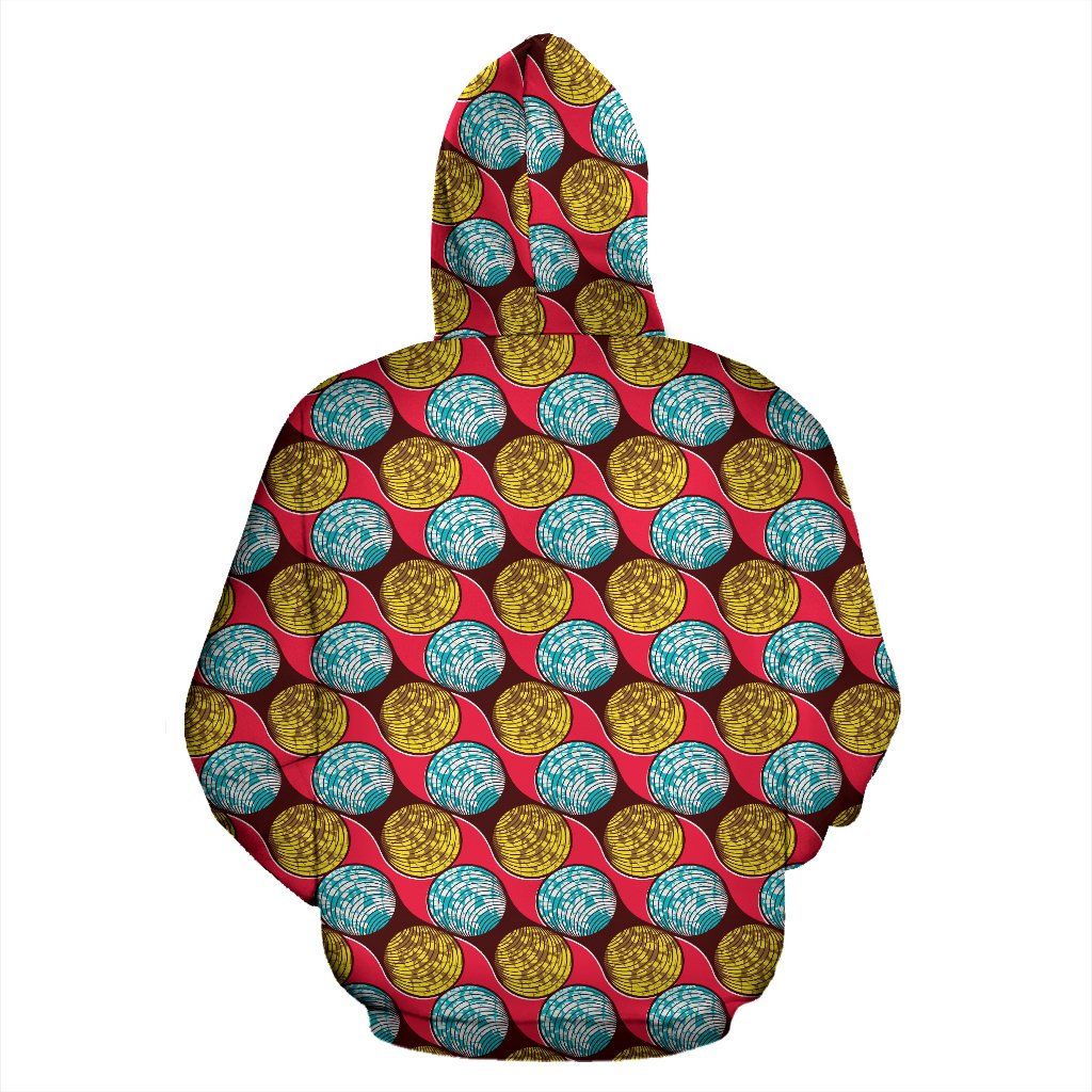 African Fashion Print Pattern Pullover Hoodie