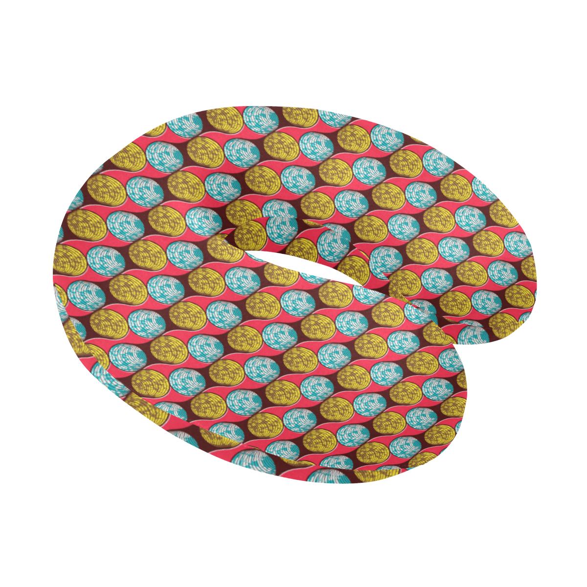 African Fashion Print Pattern U-Shaped Travel Neck Pillow-JTAMIGO.COM