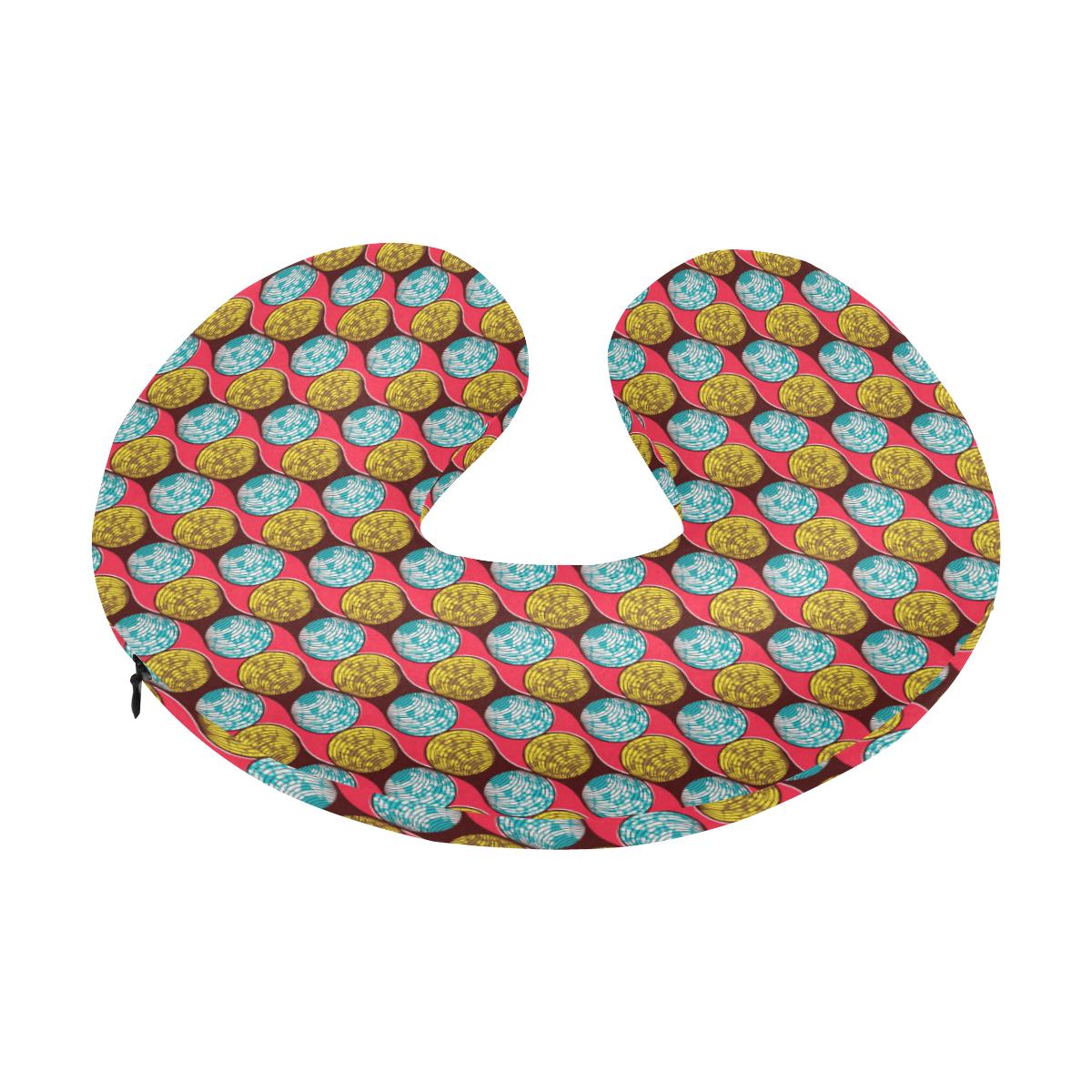 African Fashion Print Pattern U-Shaped Travel Neck Pillow-JTAMIGO.COM