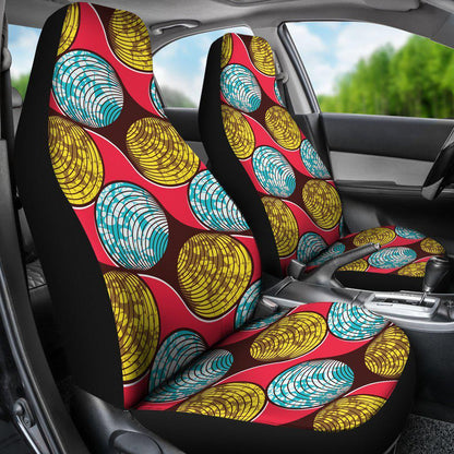 African Fashion Print Pattern Universal Fit Car Seat Covers