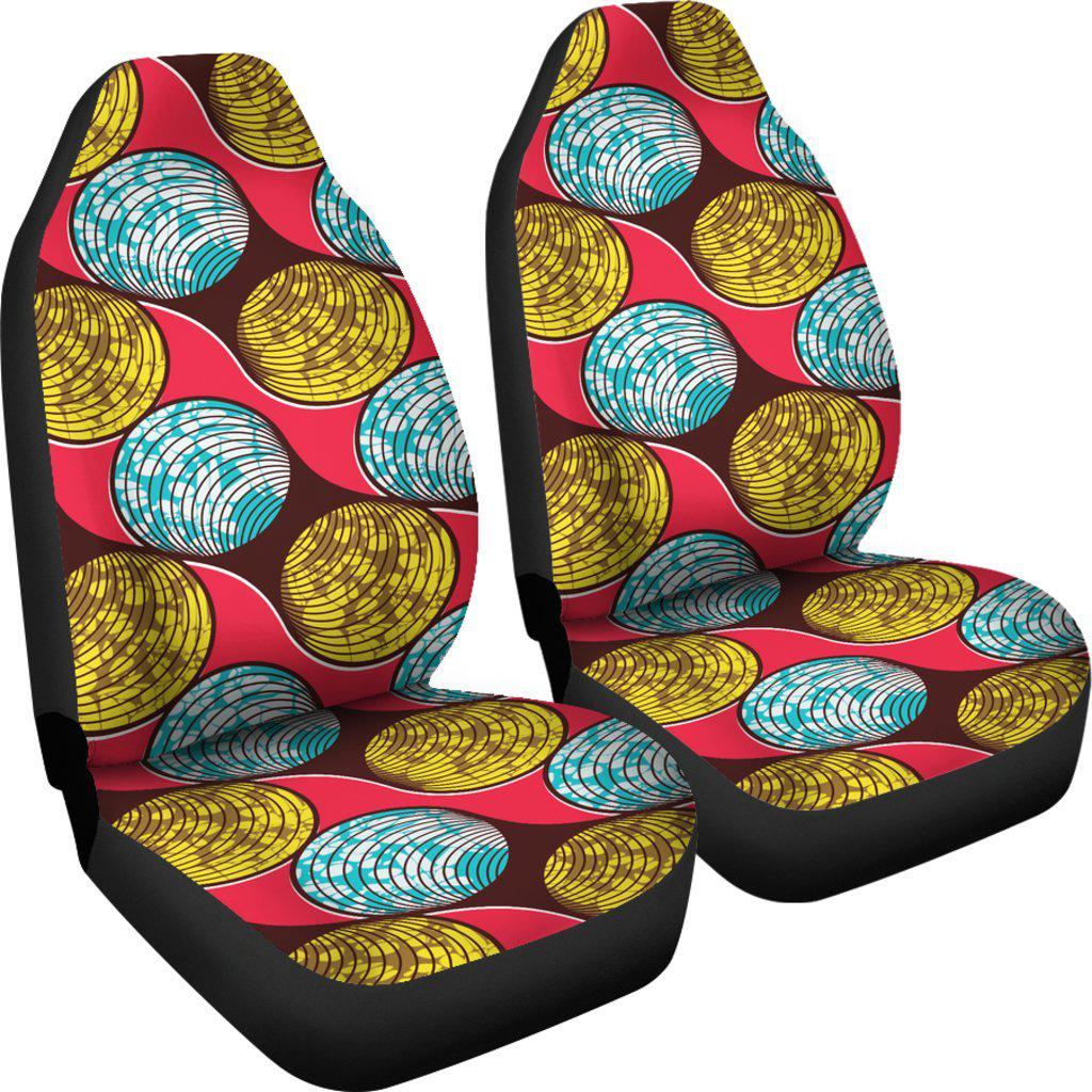 African Fashion Print Pattern Universal Fit Car Seat Covers