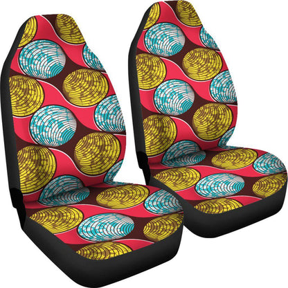 African Fashion Print Pattern Universal Fit Car Seat Covers