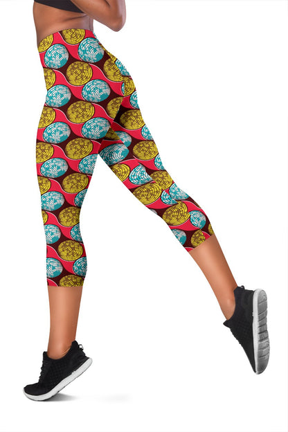 African Fashion Print Pattern Women Capris