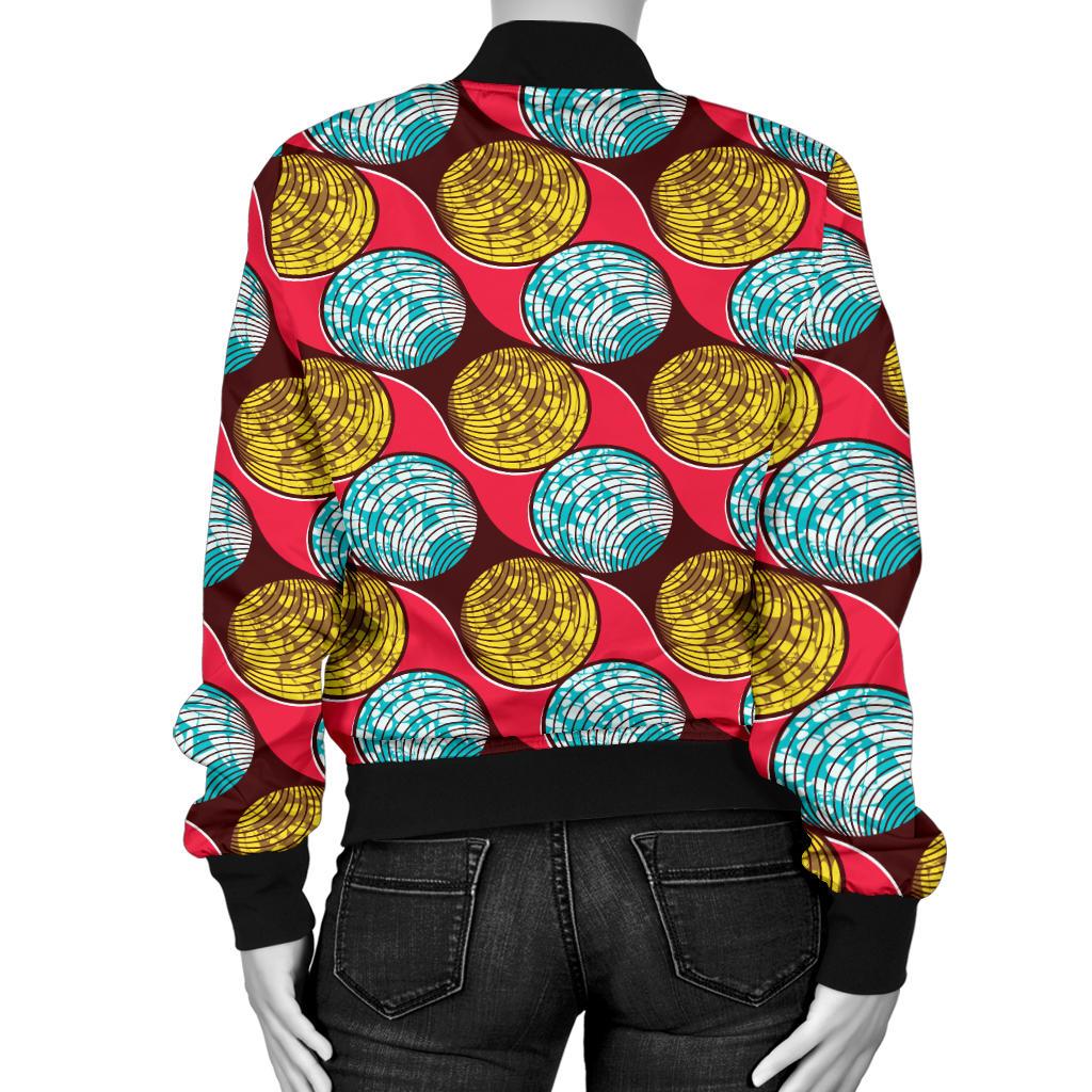African Fashion Print Pattern Women Casual Bomber Jacket