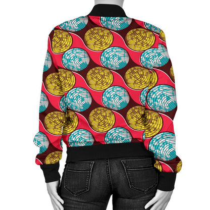 African Fashion Print Pattern Women Casual Bomber Jacket