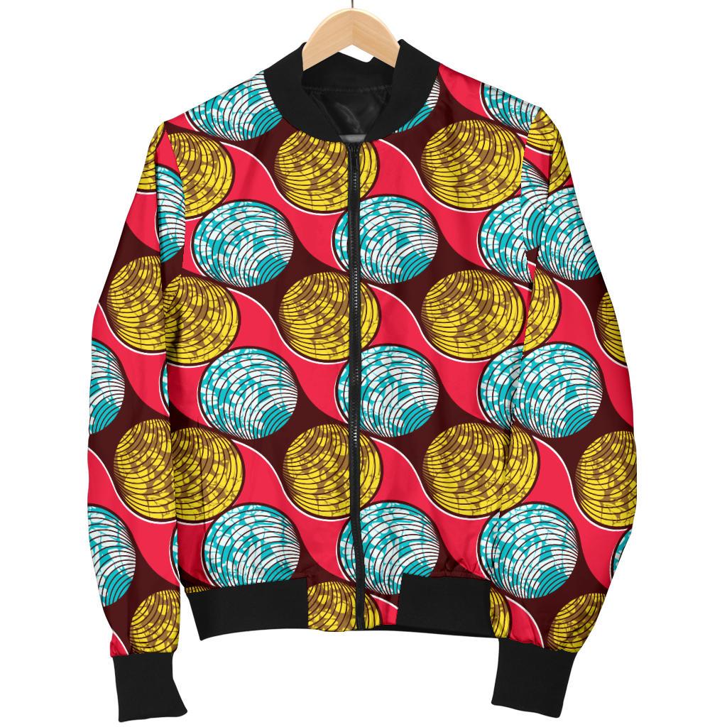 African Fashion Print Pattern Women Casual Bomber Jacket