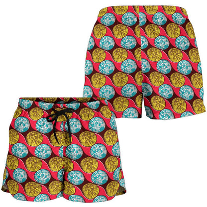 African Fashion Print Pattern Women Shorts-JTAMIGO.COM