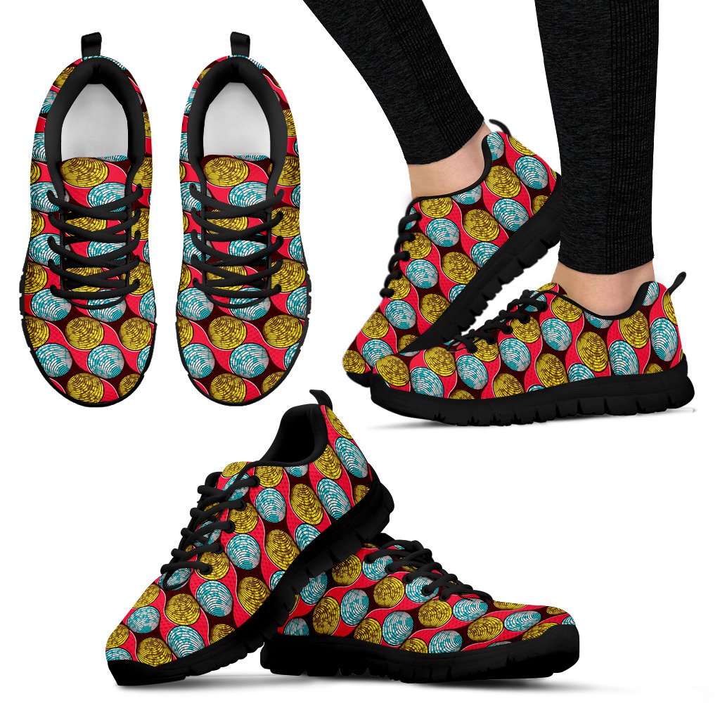 African Fashion Print Pattern Women Sneakers Shoes