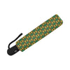 African Geometric Print Pattern Automatic Foldable Umbrella