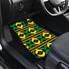 African Geometric Print Pattern Car Floor Mats