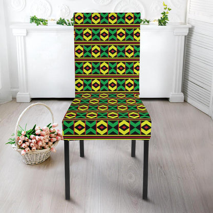 African Geometric Print Pattern Dinning Chair Slipper-JTAMIGO.COM