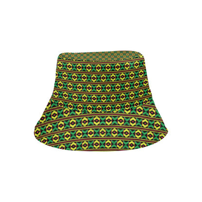 African Geometric Print Pattern Unisex Bucket Hat
