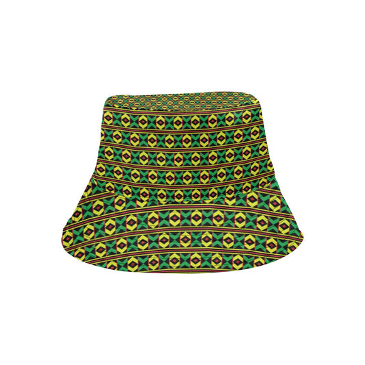 African Geometric Print Pattern Unisex Bucket Hat
